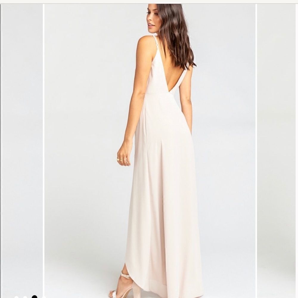 SMYMM Nude Mariah Wrap Dress S